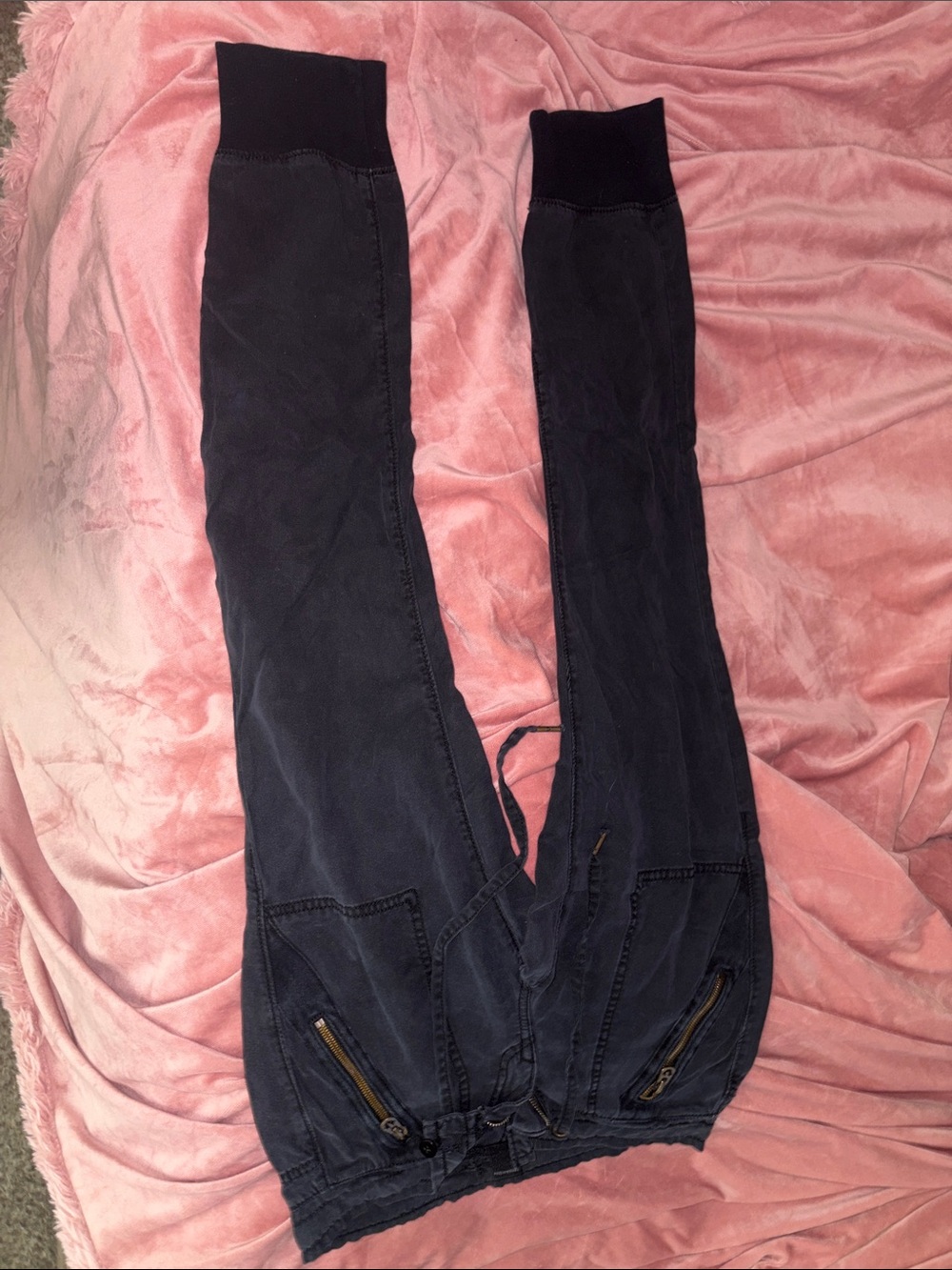 True Religion Black Denim Shorts with Branded Hardware